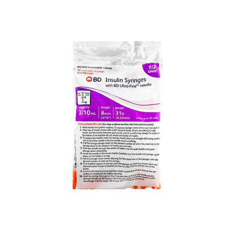 BD Ultra - Fine Insulin Syringes - Filler Lux™ - Syringes - BD