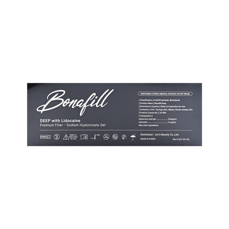 Bonafill Deep Lido Premium - Filler Lux™ - DERMAL FILLERS - Let It beauty Co., Ltd.