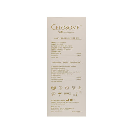 Celosome Soft - Filler Lux™ - DERMAL FILLERS - ExoCoBio Inc.