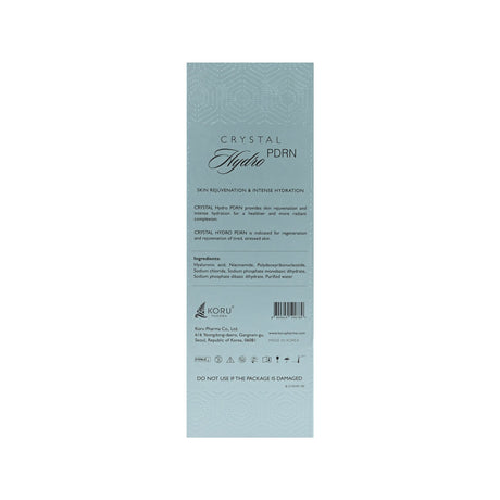 Crystal Hydro PDRN (3 Syringes x 2.2mL) - Filler Lux™ - Skin care - Koru Pharmaceuticals Co., Ltd.