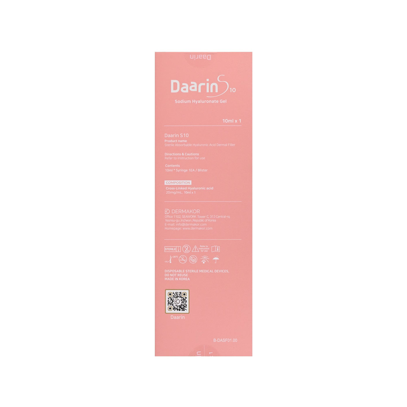 Daarin S10 Body Filler - Filler Lux™ - DERMAL FILLERS - Dermakor