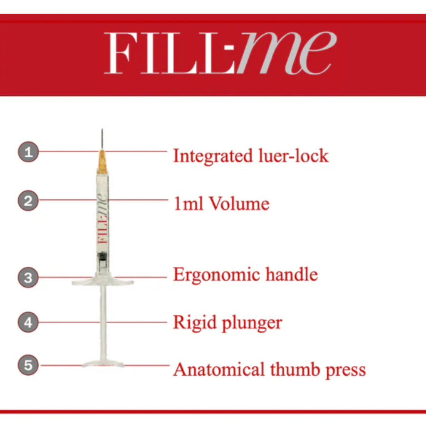 DermaFiller FillMe 1 - Filler Lux™ - DERMAL FILLERS - Medixa