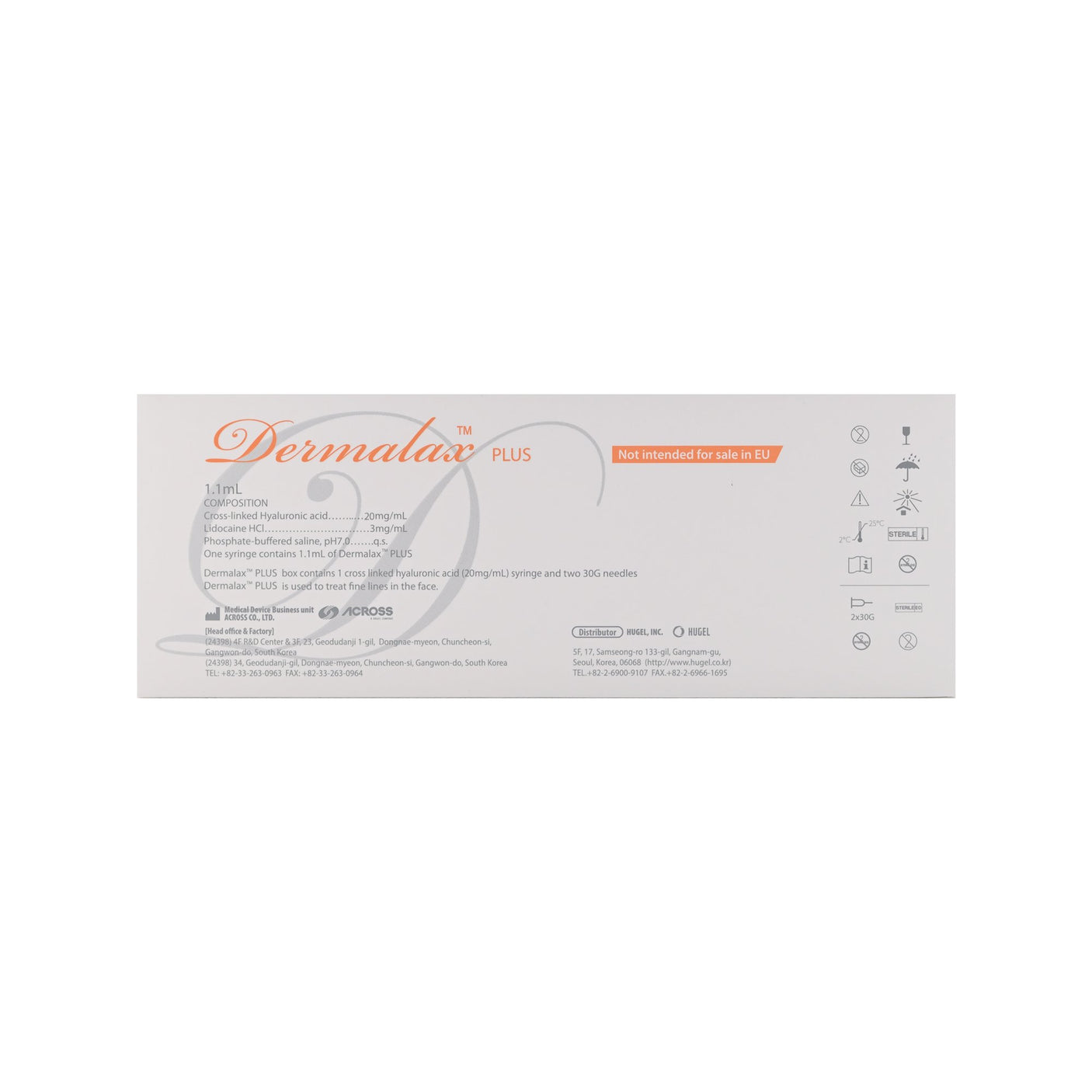 Dermalax Plus Lidocaine - Filler Lux™ - DERMAL FILLERS - Hugel