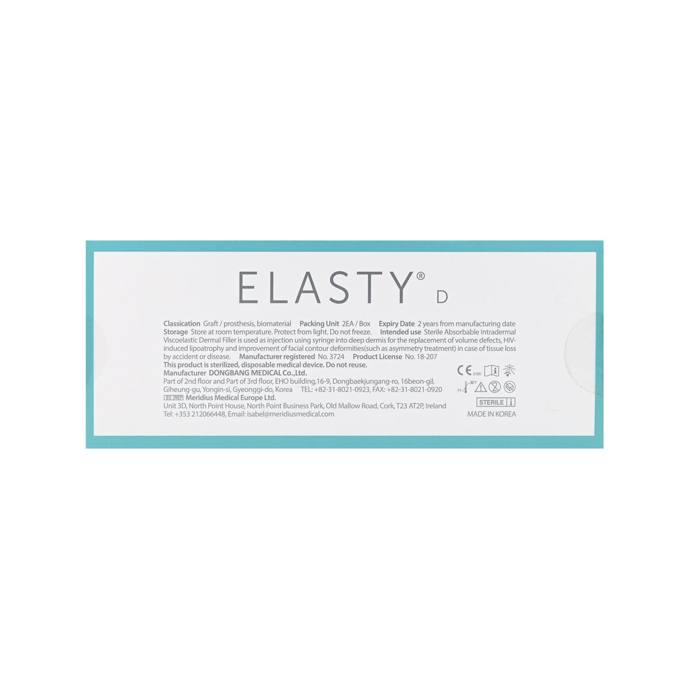 Elasty D - Filler Lux™ - DERMAL FILLERS - Dongbang Medical Co., Ltd.