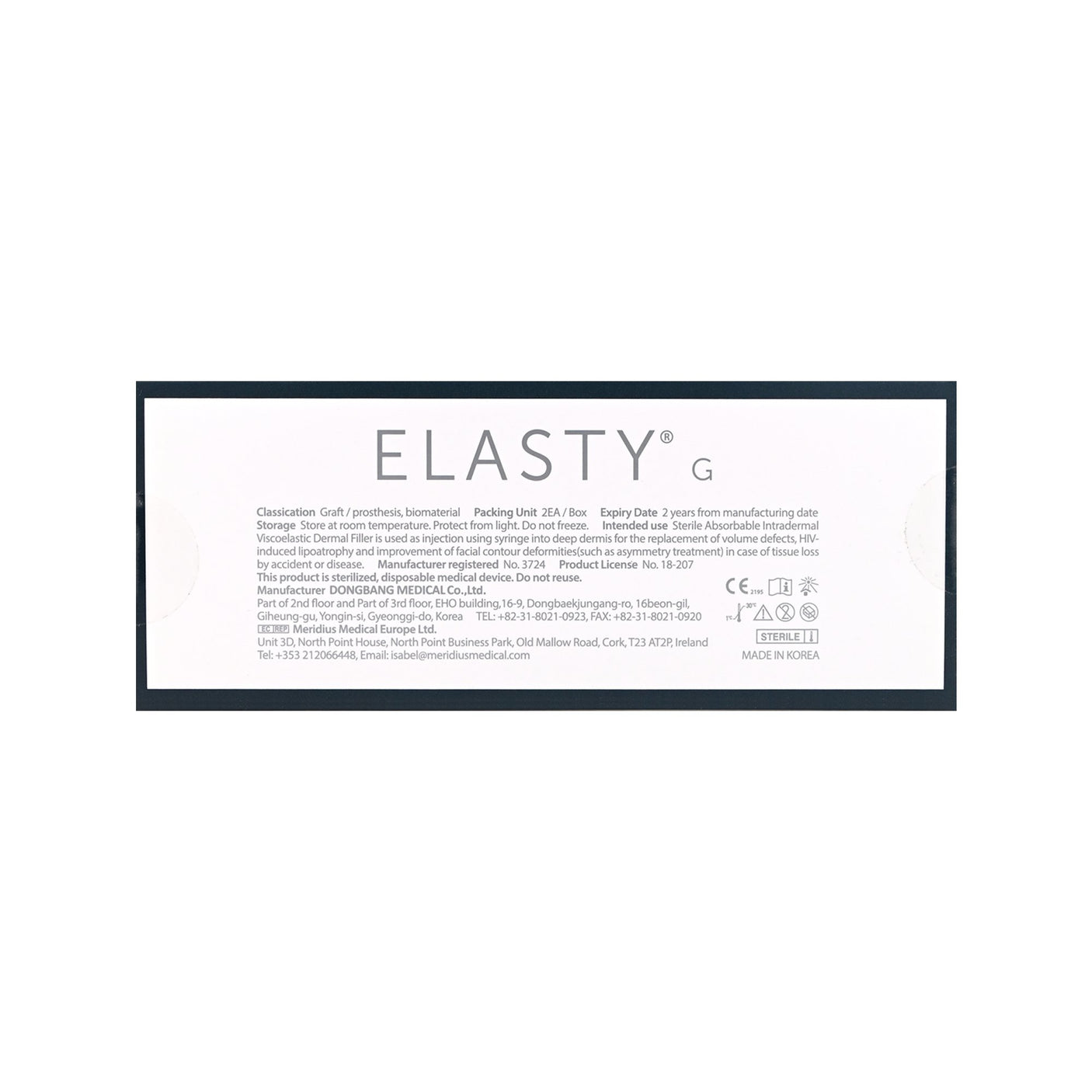 Elasty G - Filler Lux™ - DERMAL FILLERS - Dongbang Medical Co., Ltd.