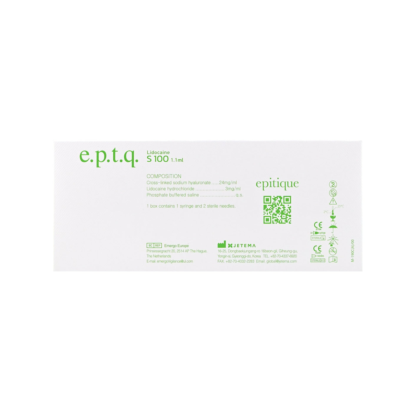 e.p.t.q. S100 - Filler Lux™ - DERMAL FILLERS - JETEMA, Co., Ltd.