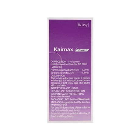 Kaimax 200u - Filler Lux™ - Botulinumtoxin - Filler Lux™