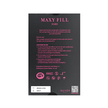 Maxy Fill Body Syringe - Filler Lux™ - DERMAL FILLERS - Quiver Medic