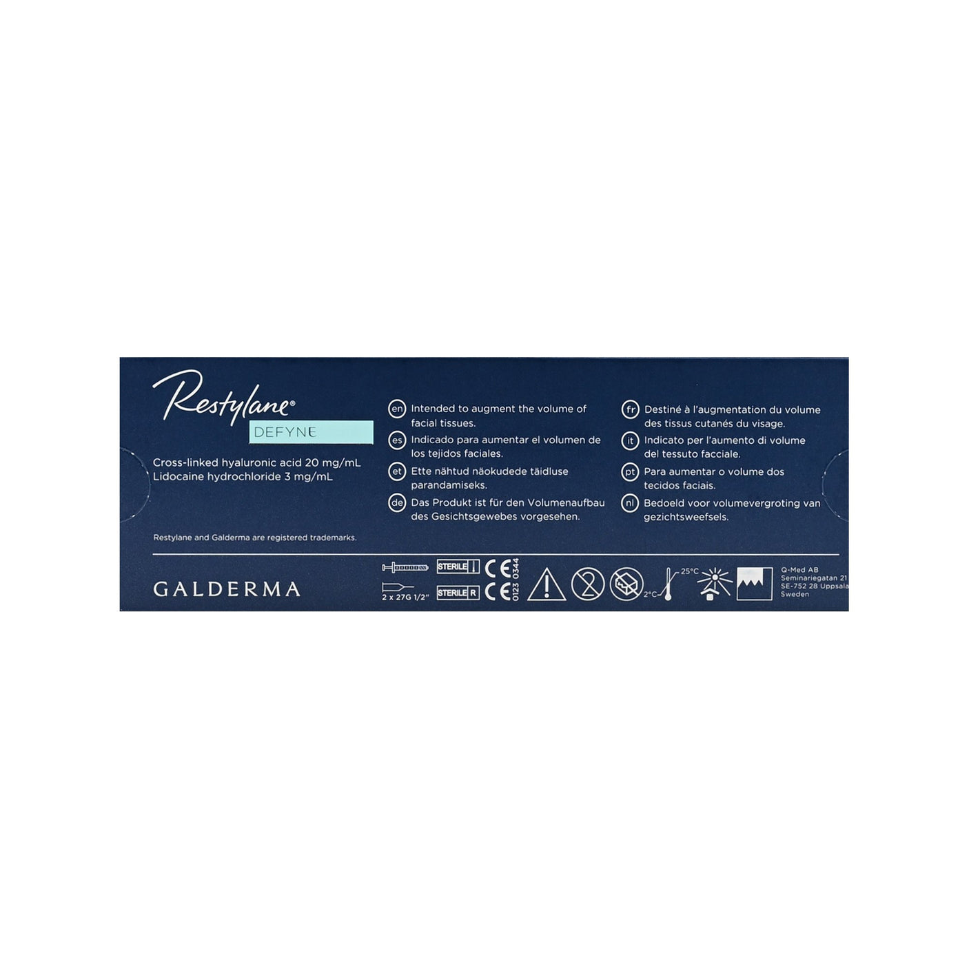 Restylane® Defyne Lidocaine (1 Syringe x 1mL) - Filler Lux™ - DERMAL FILLERS - Galderma