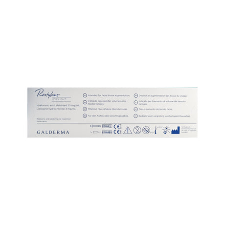 Restylane® Eyelight Lidocaine (1 Syringe x 0.5mL) - Filler Lux™ - DERMAL FILLERS - Galderma