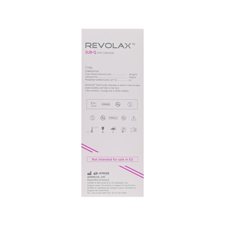 Revolax SUB - Q Lido - Filler Lux™ - DERMAL FILLERS - Across Co., Ltd.