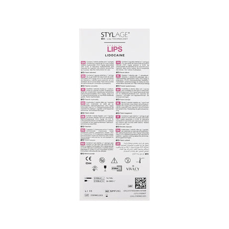 Stylage® Bi - Soft Special Lips Lidocaine - Filler Lux™ - DERMAL FILLERS - Vivacy